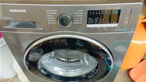 samsung ecobubble washer calibration.